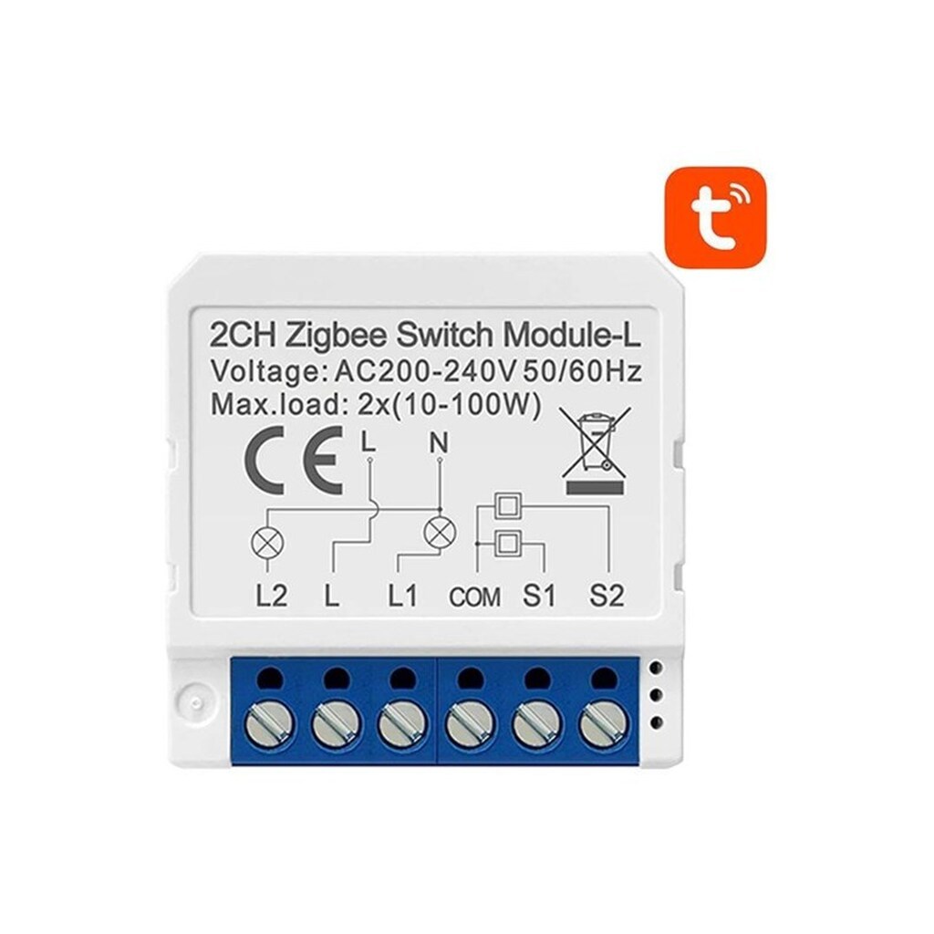 Avatto Smart Switch Module ZigBee LZWSM16-W2 No Neutral TUYA