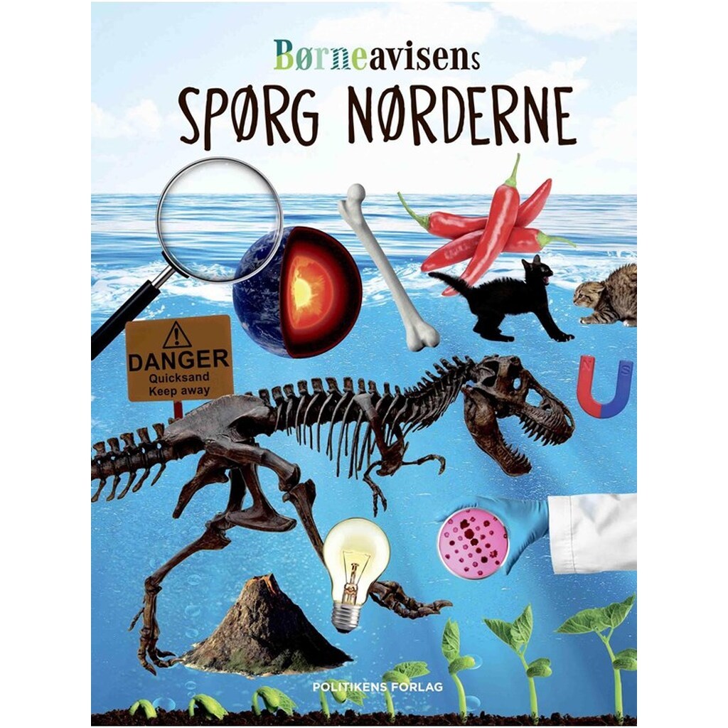 Børneavisens Spørg nørderne - Børnebog - Hardback