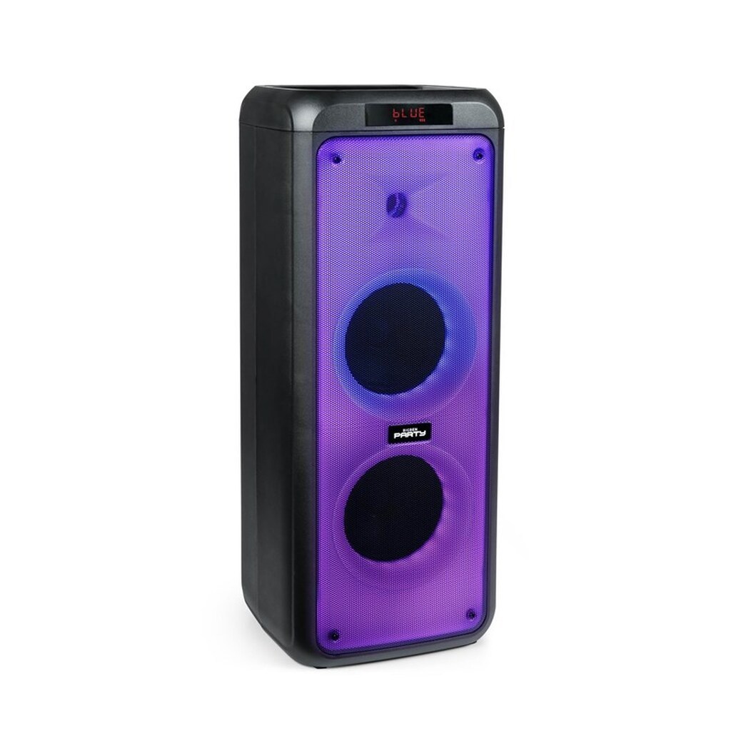 BigBen Interactive Party High Power Bluetooth Speaker X-Large with RGB + 2 Mics