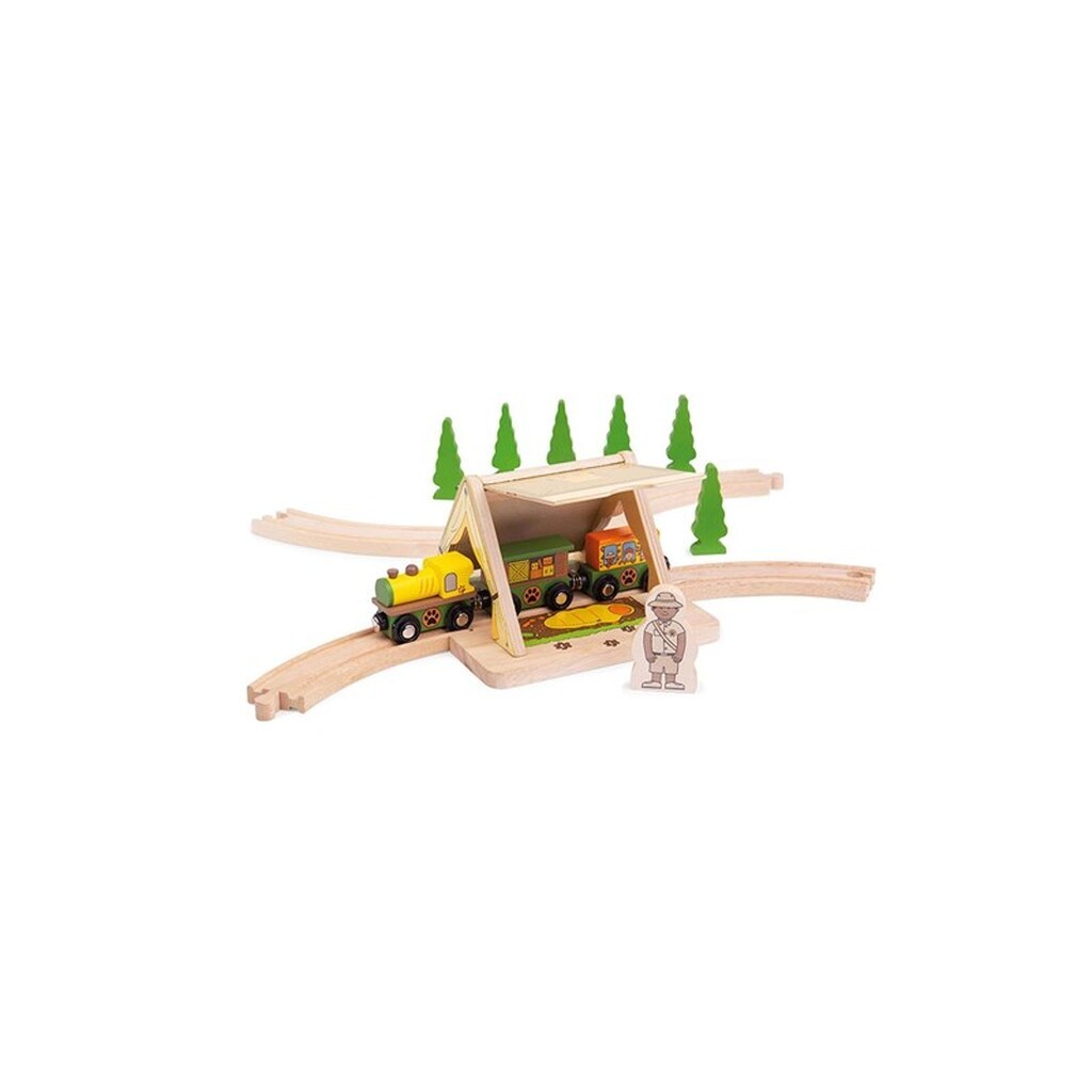 Bigjigs Wooden Rails Safari Tent