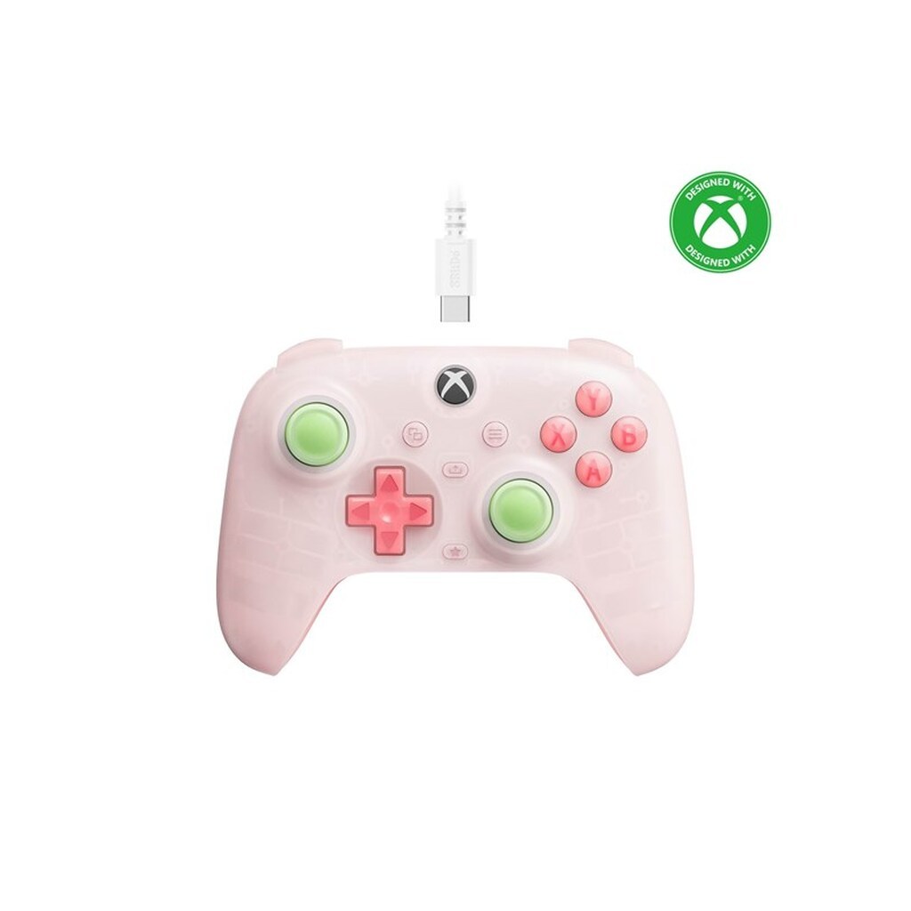 8BitDo Ultimate Mini Wired Xbox Pad Clear Pink - Wired Controller - Microsoft Xbox Series S