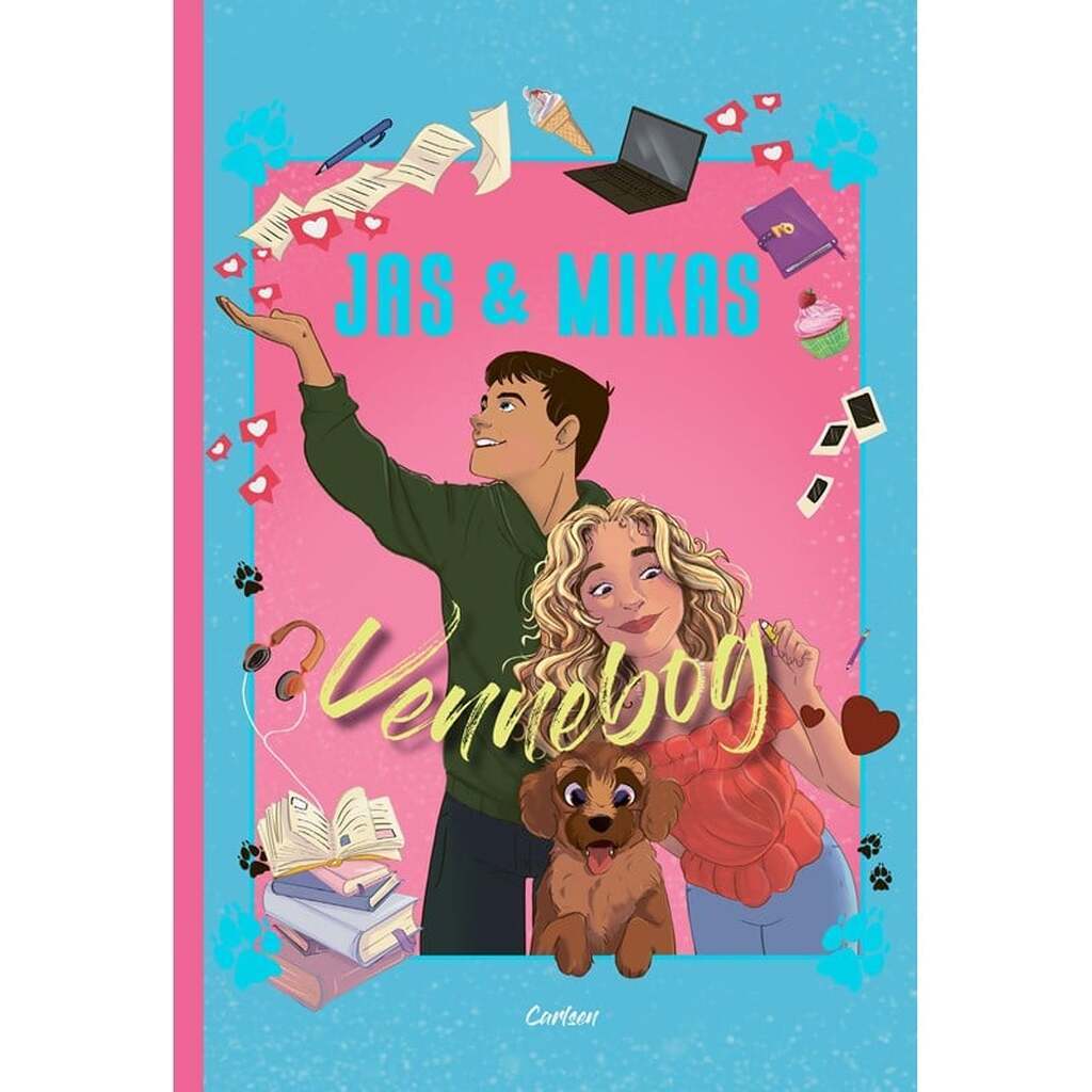 Jas &amp; Mikas vennebog - Børnebog - Hardcover