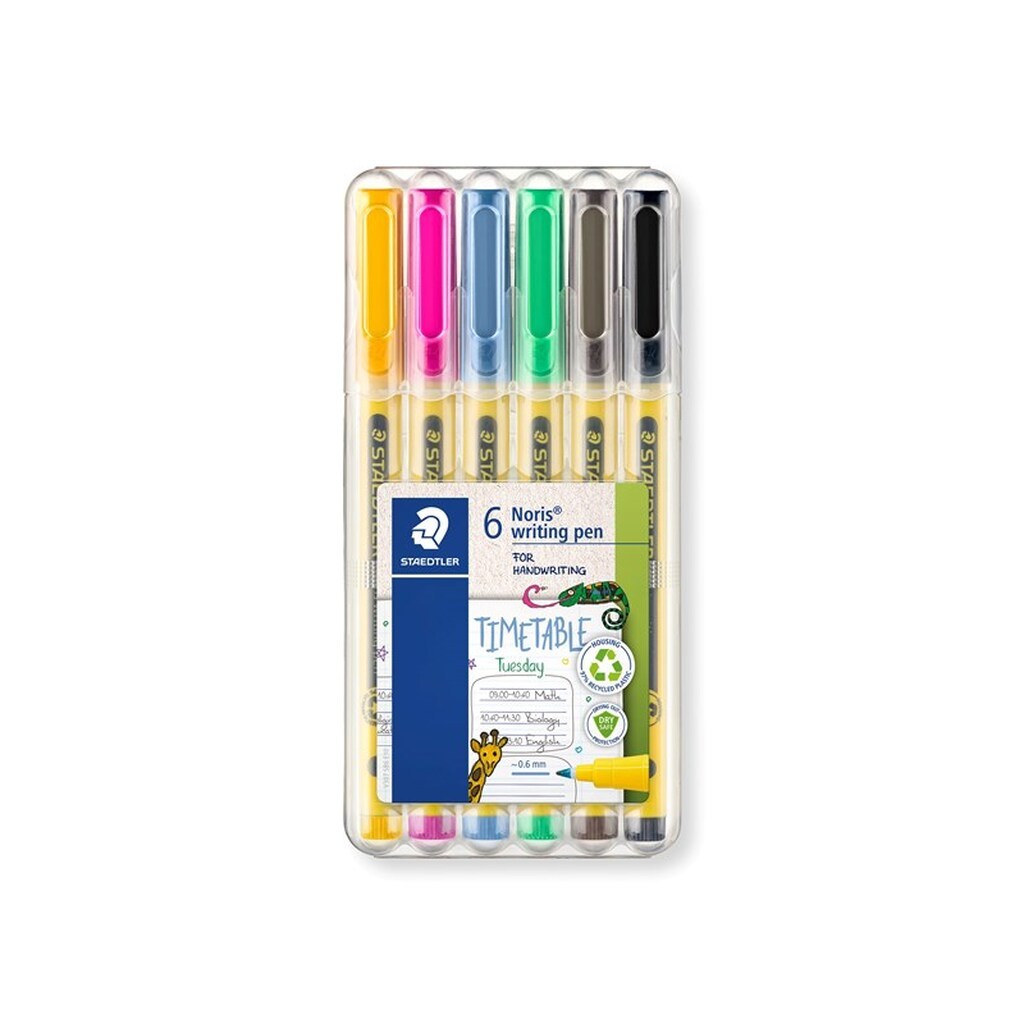 Staedtler NORIS FINELINER 0,6 MM 6STK/ASS