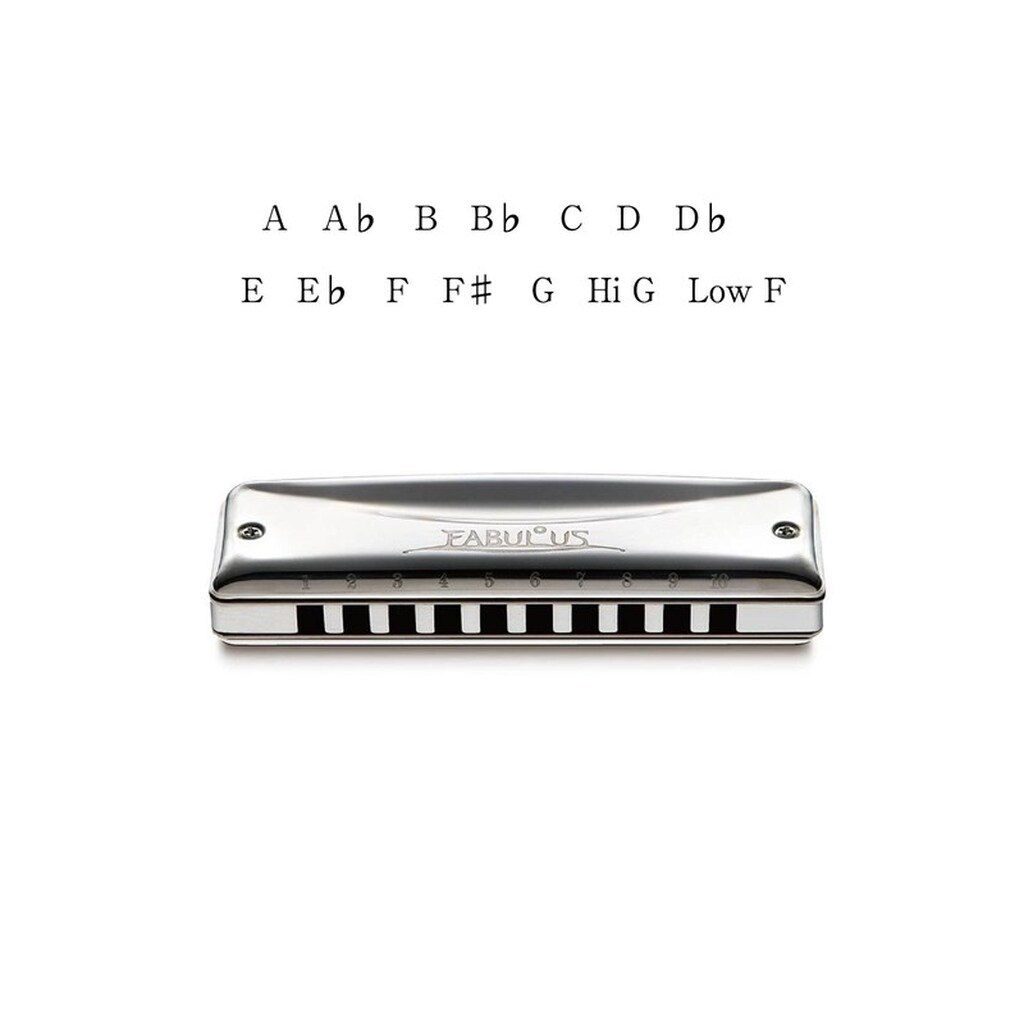 Suzuki Fabulous harmonica  F-20E in key: C