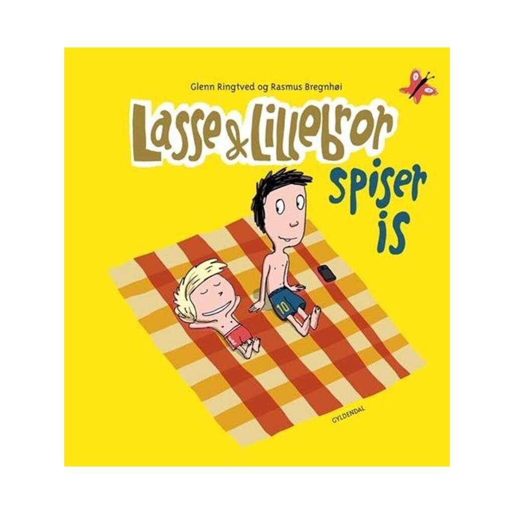 Lasse og Lillebror spiser is - Børnebog - Hardcover