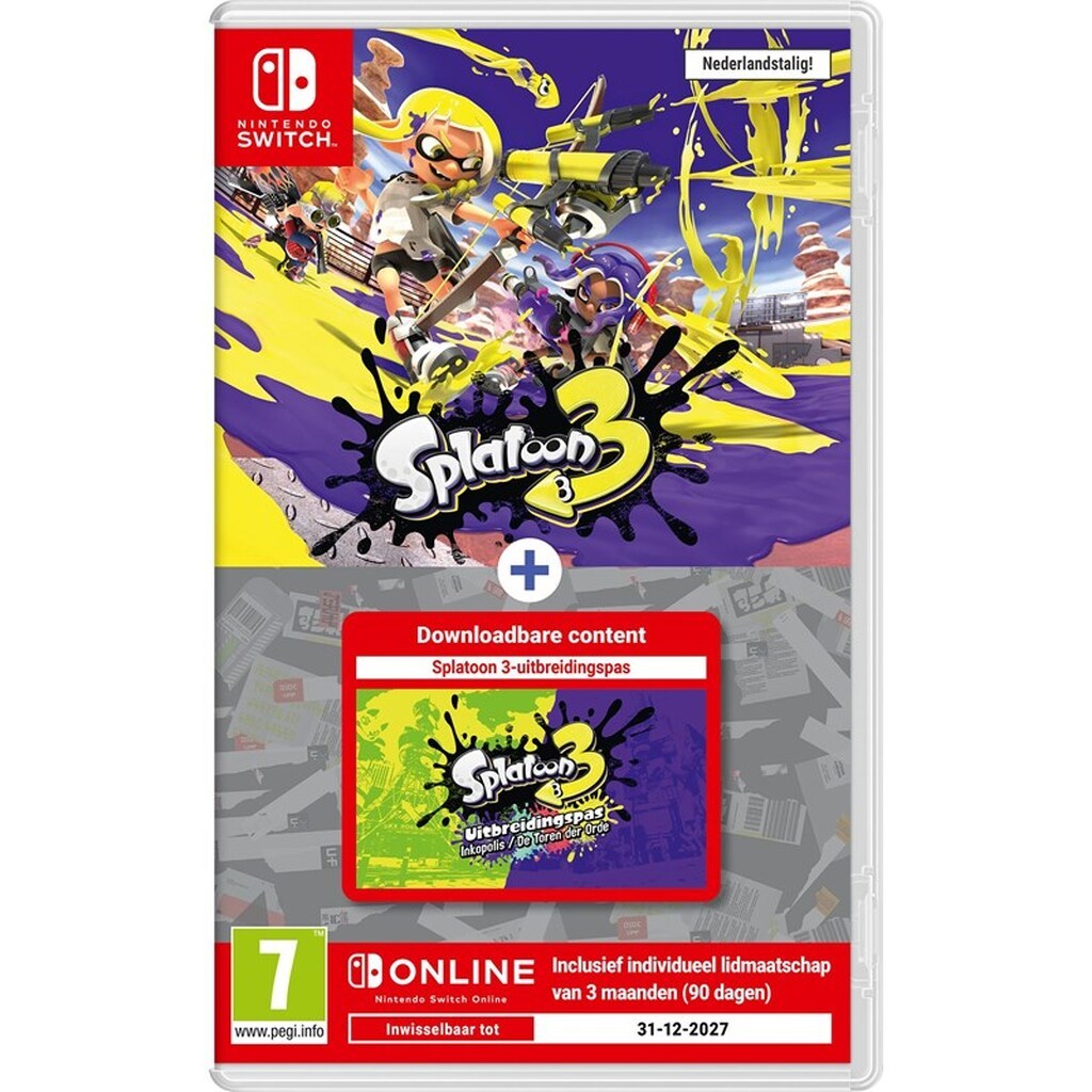 Splatoon 3 + Expand Pass + 3 Months NSO - Nintendo Switch - Action