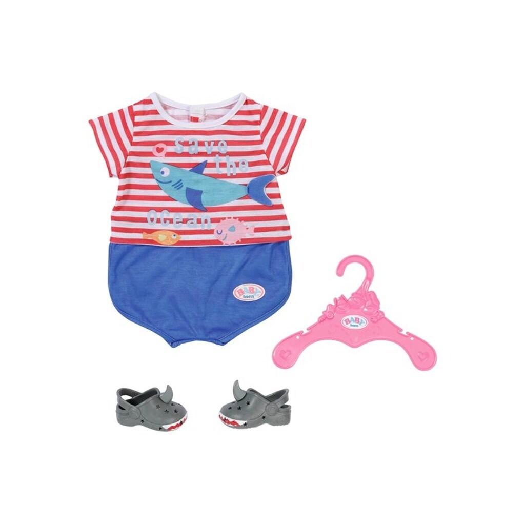Baby Born Bath Pyjamas wShoes blue 43cm