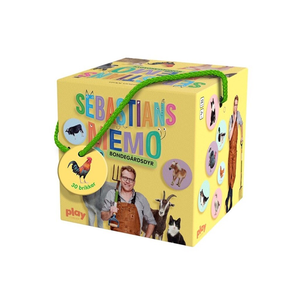 Carlsen Sebastians memo med bondegårdsdyr