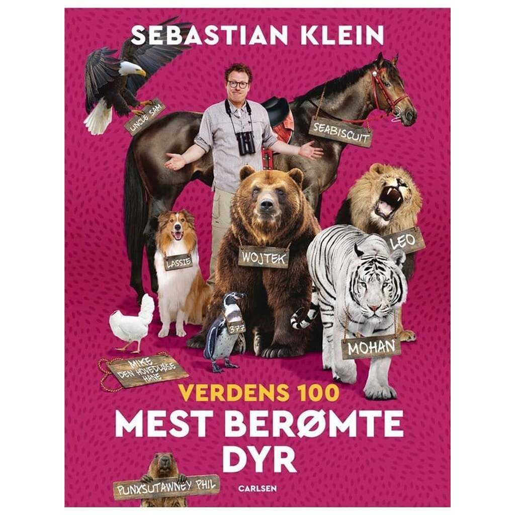 Verdens 100 mest berømte dyr - Børnebog - Hardcover