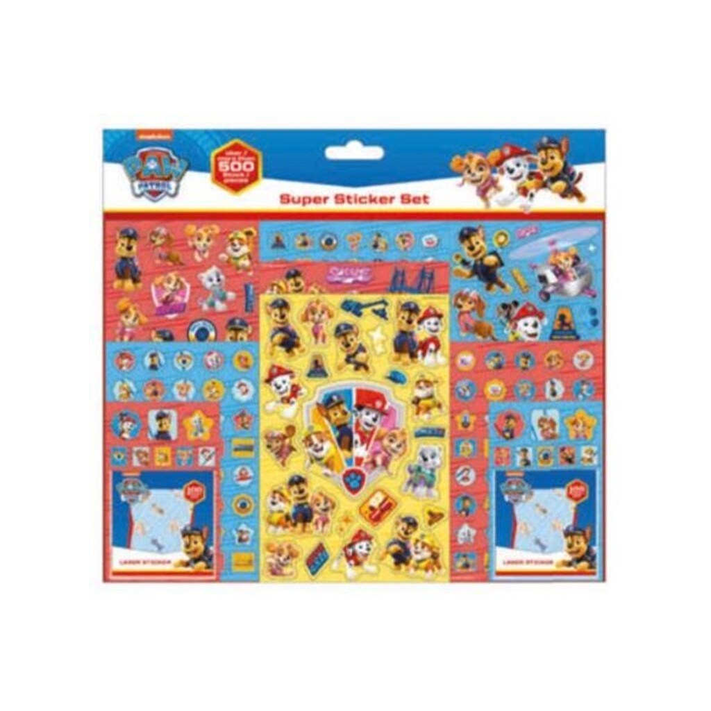 Undercover Super Sticker set PAW Patrol 500 pcs.