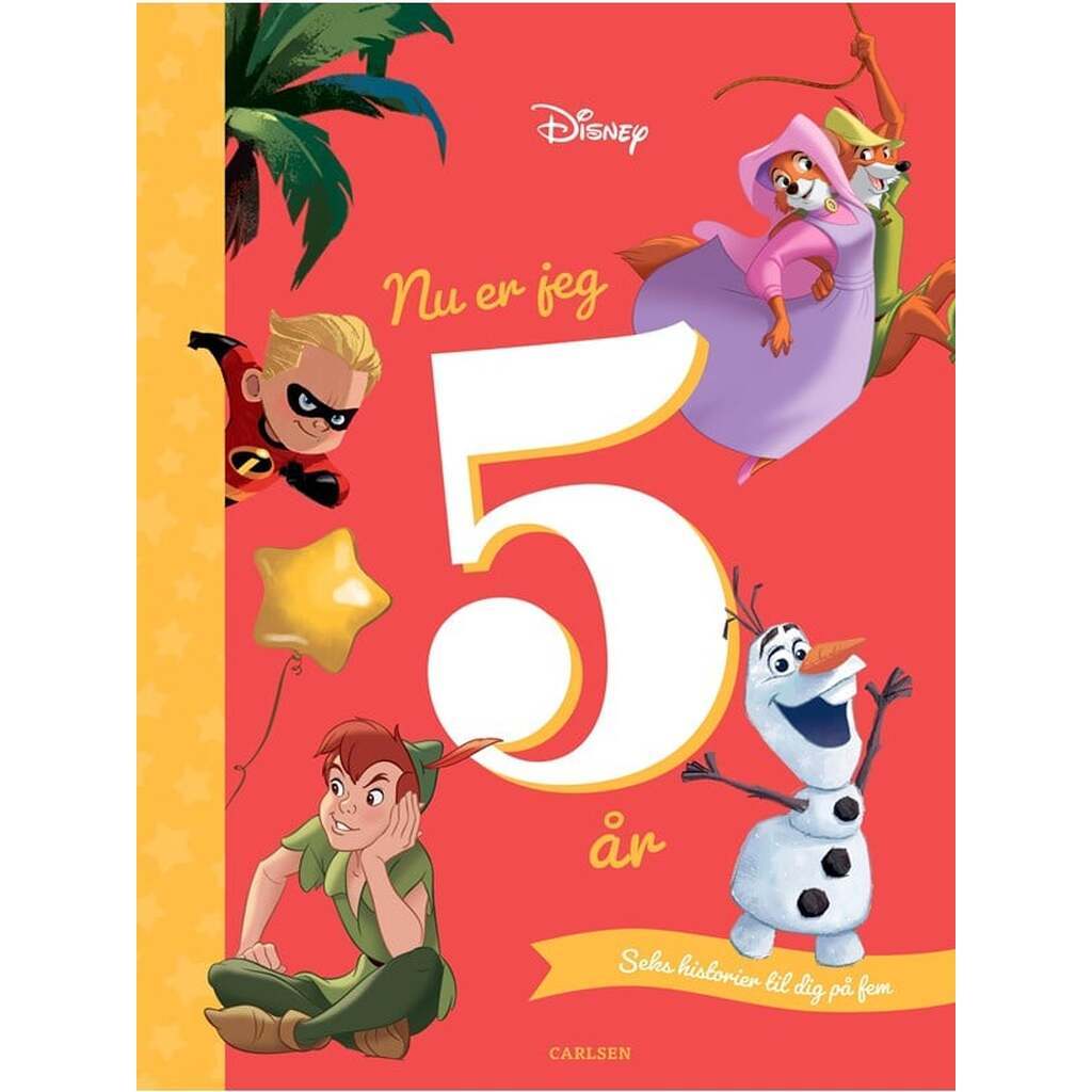 Nu er jeg 5 år - Børnebog - Hardcover