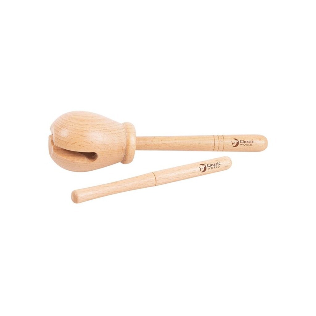 Classic World Wooden Block Percussion 2dlg.