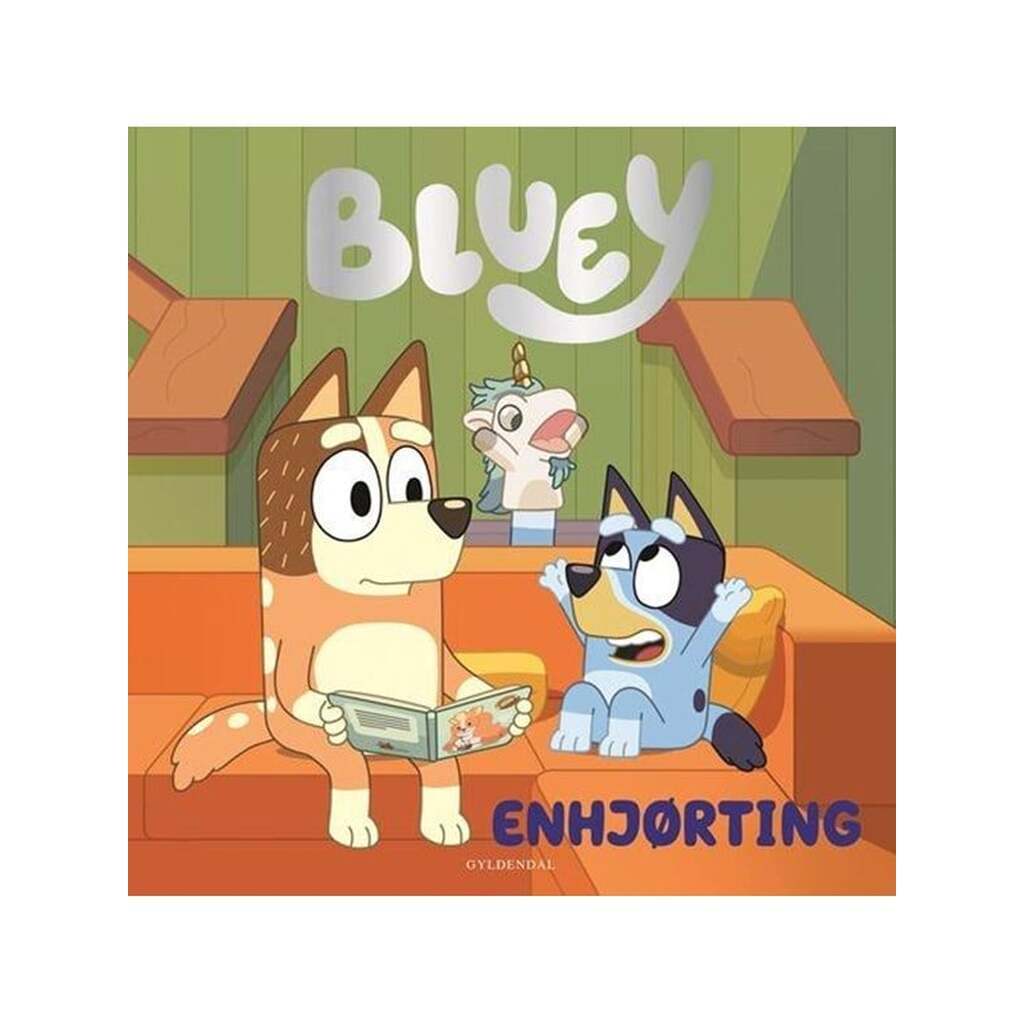 Bluey - Enhjørting - Børnebog - Hardcover