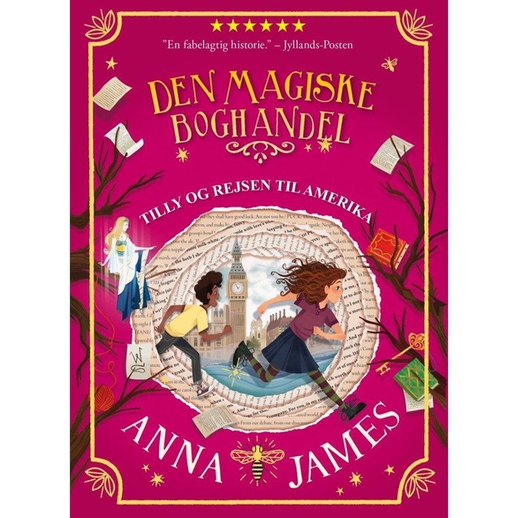 Tilly og rejsen til Amerika - Børnebog - Hardcover