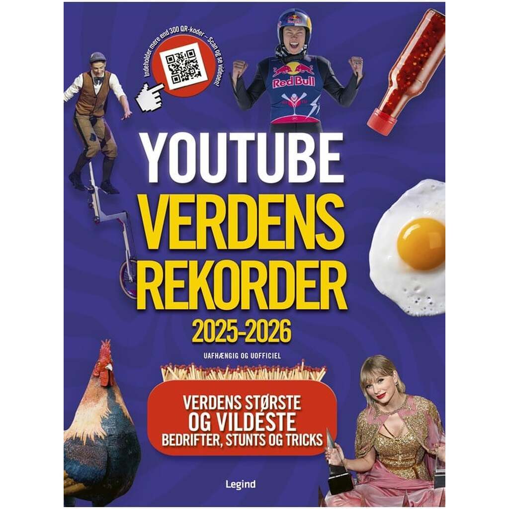 YouTube Verdensrekorder 2025 - Børnebog - Hardcover