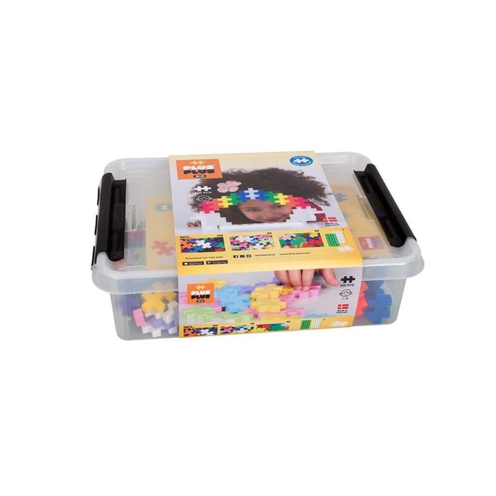 Plus-Plus BIG Storage Box Mix / 200 pcs