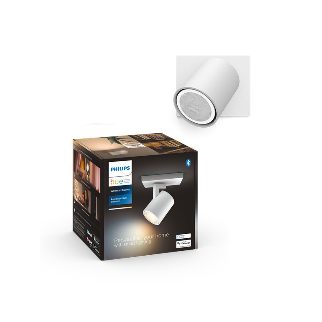 Philips Hue Runner Enkelt Spot - Hvid