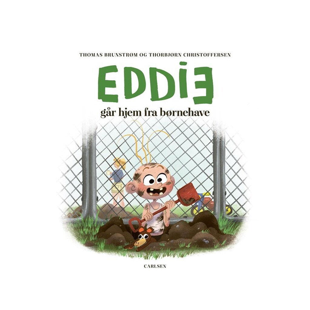Eddie går hjem fra børnehave - Børnebog - Hardcover