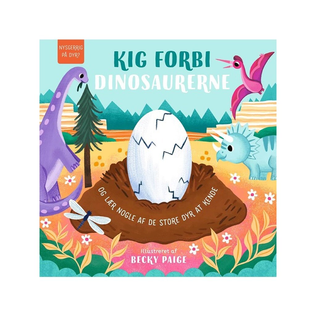 Kig forbi dinosaurerne - Børnebog - Papbog