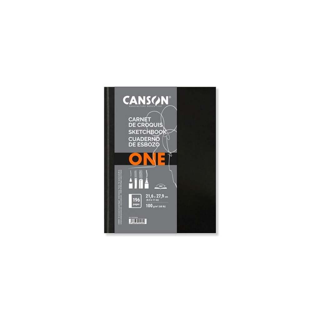Canson One Art Book 21.6 × 27.9 cm 100G Portrait Hardbound