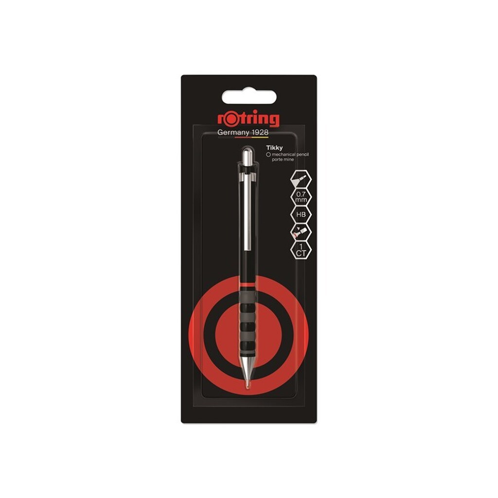 Rotring rOtring Tikky Mekanisk Blyant | HB Bly, 0,7 mm | Sort Skaft