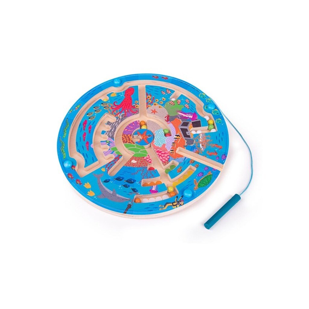 Bigjigs Magnetic Maze Game - Underwater World