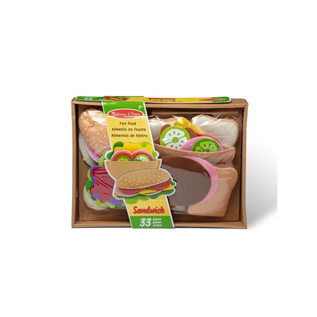 Melissa &amp; Doug Felt Food play Sandwich set