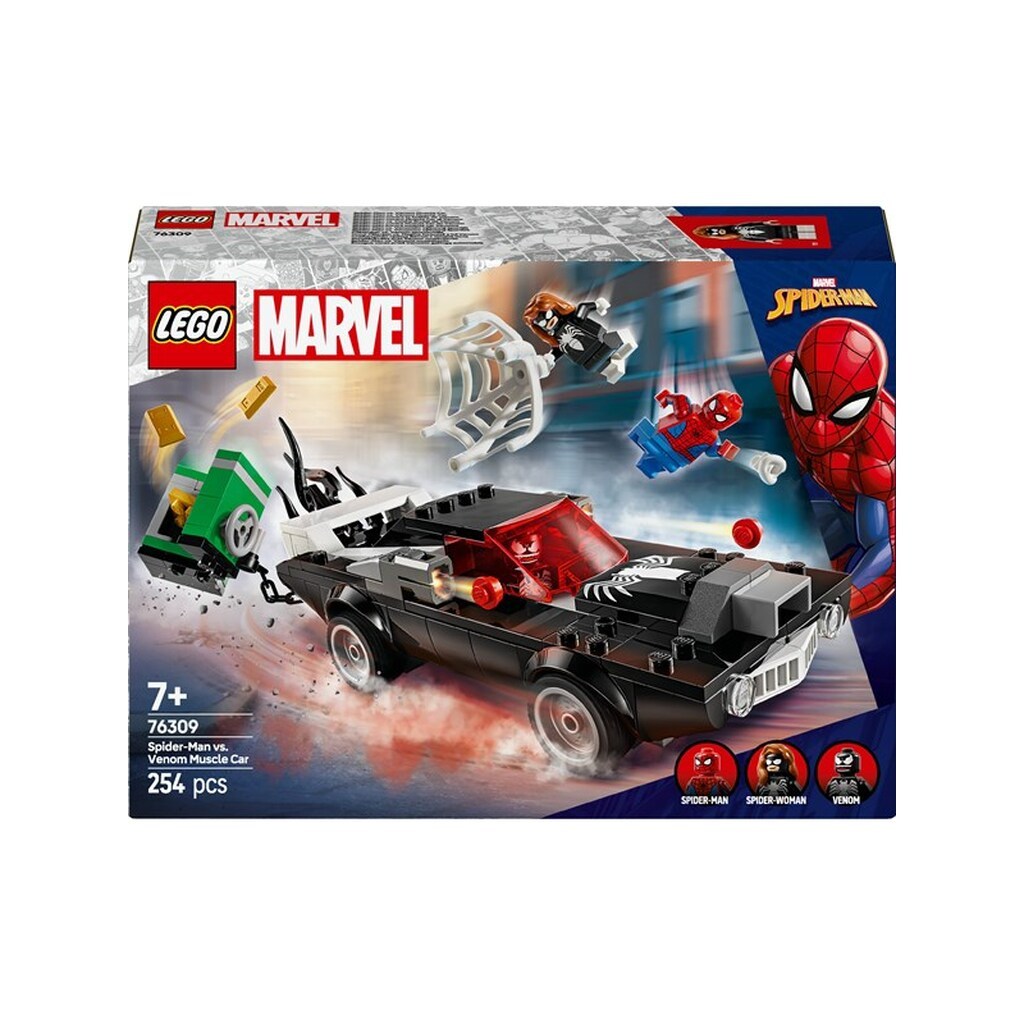 LEGO Super Heroes Marvel 76309 Spider-Man mod Venom-muskelbil