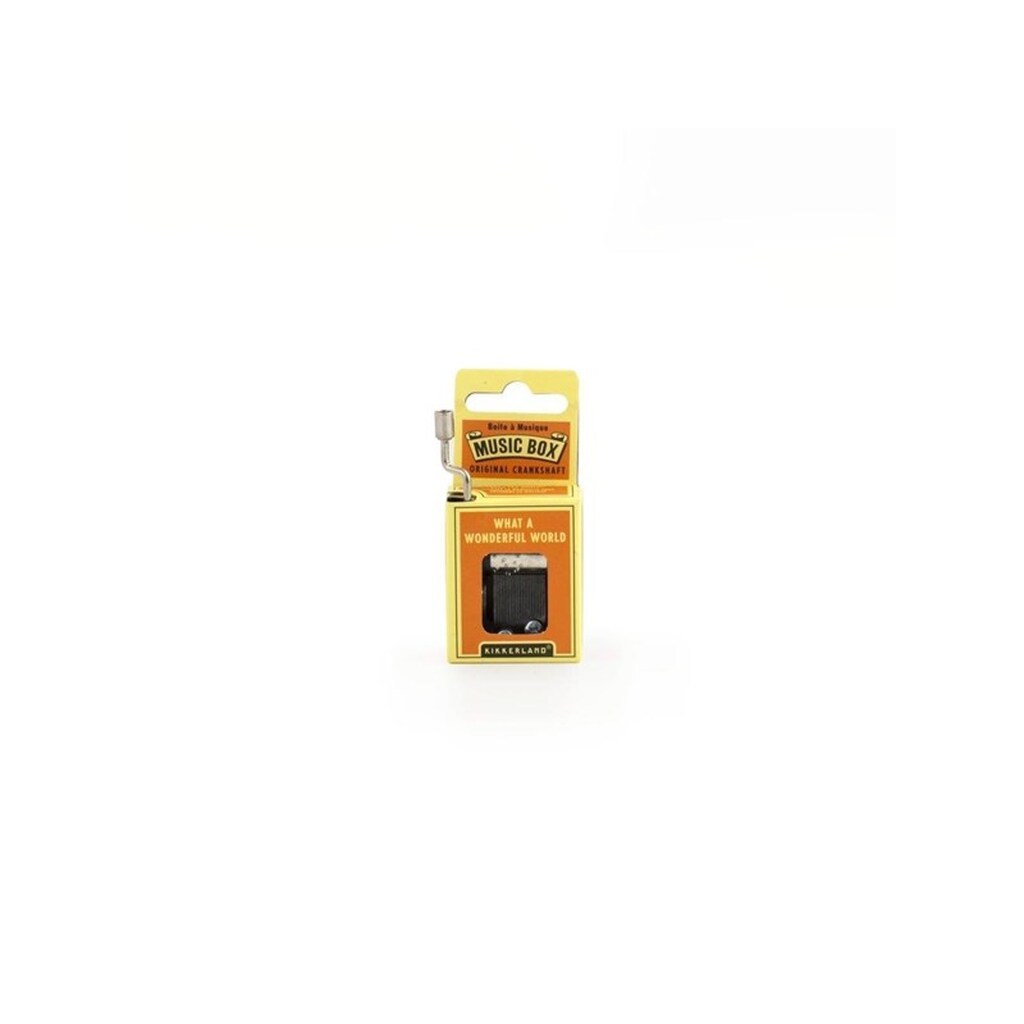 Kikkerland - What A Wonderful World Crank Music Box (1207)