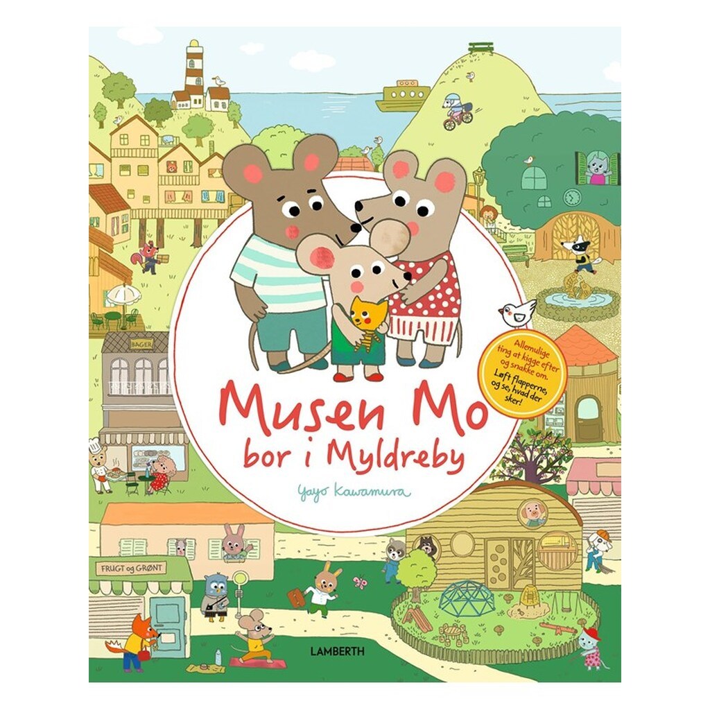 Musen Mo bor i myldreby - Børnebog - Papbog