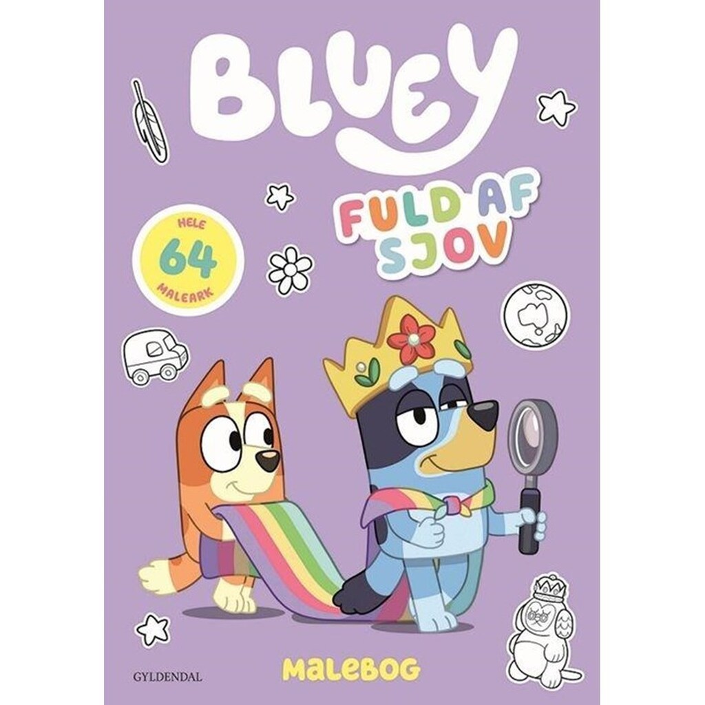 Bluey - Fuld af sjov - Børnebog - Hæfte