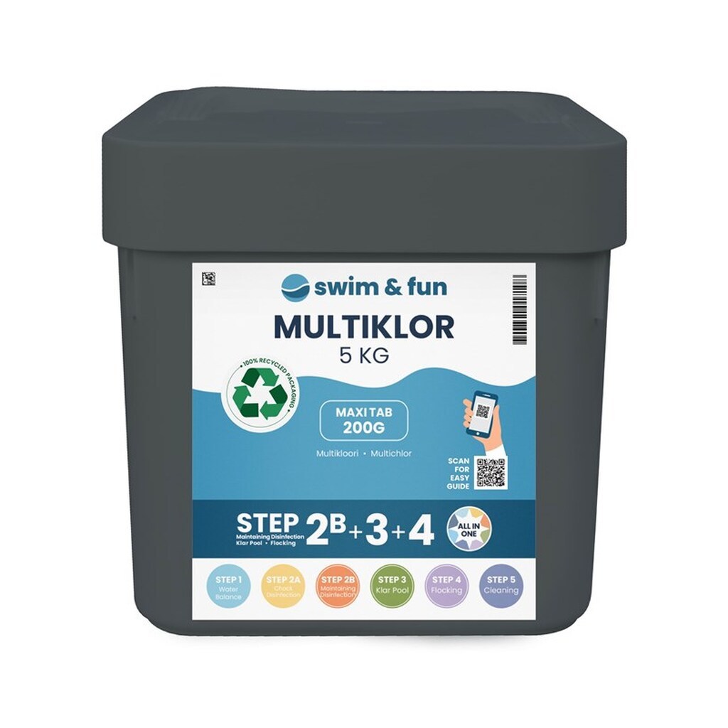 Swim &amp; Fun MultiKlor Maxi Tab 200 g, 5 kg