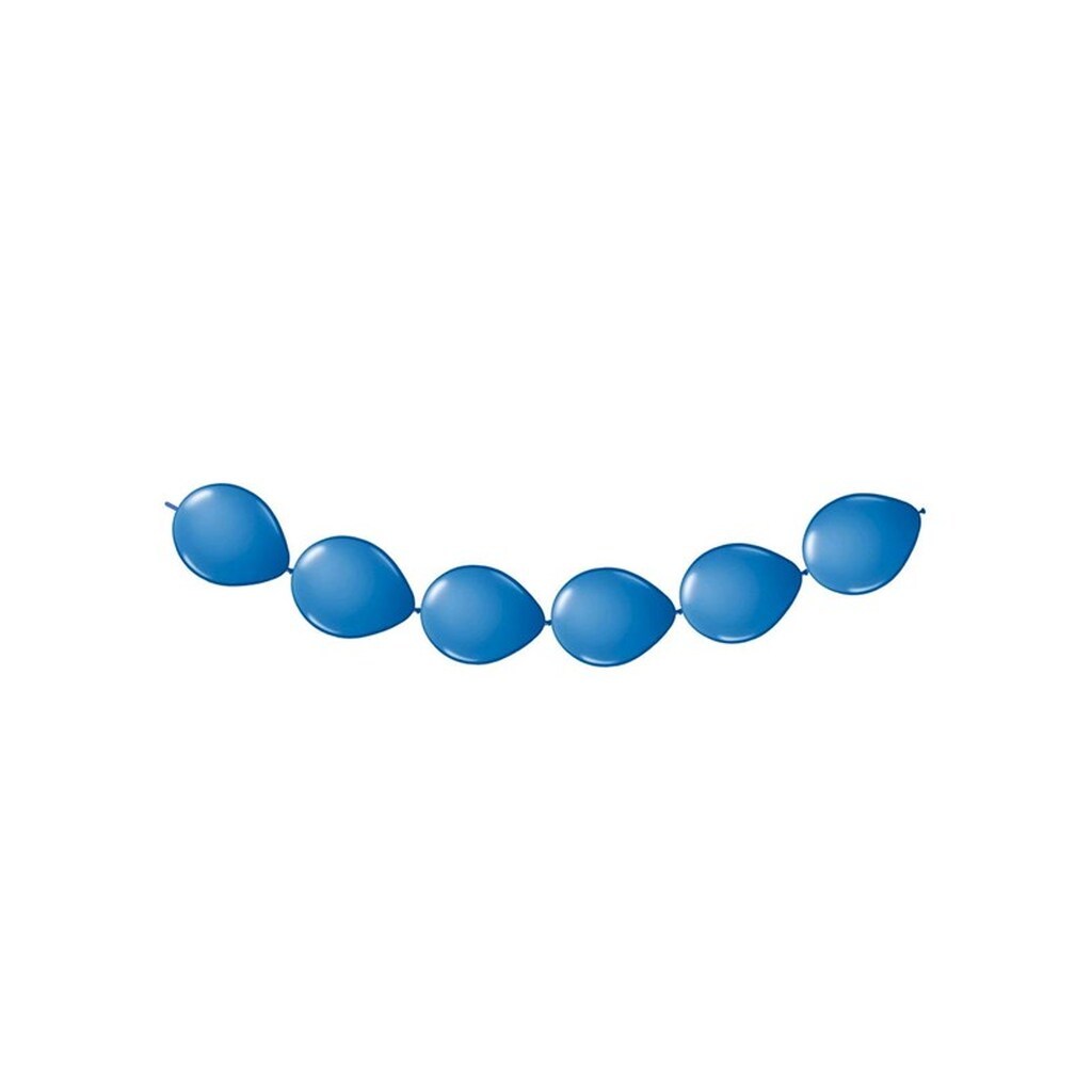 Folat BV Blue Button Balloons 8 pcs.