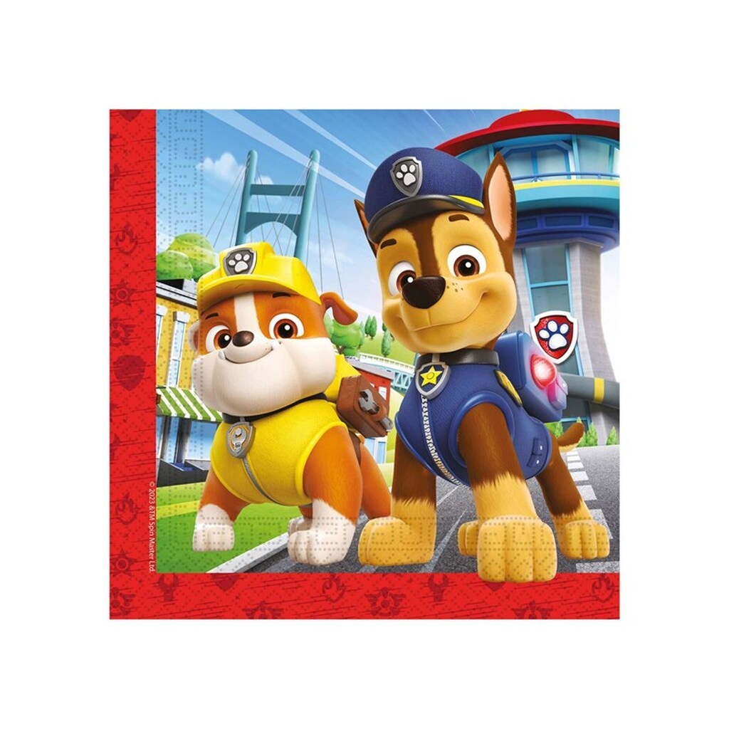 Globos - Paper Napkins FSC PAW Patrol Rescue Heroes 20 pcs