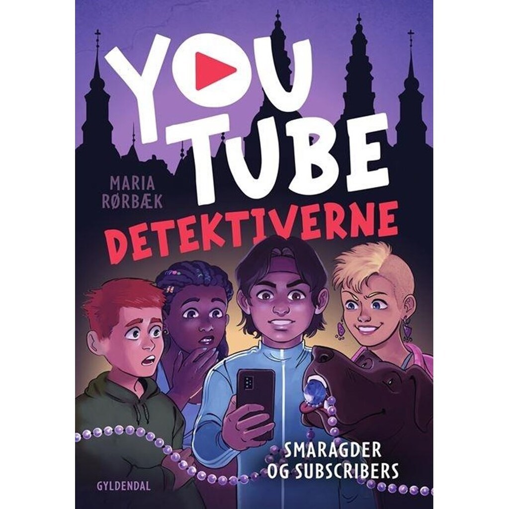 YouTube-detektiverne - Smaragder og subscribers - Børnebog - Hardcover