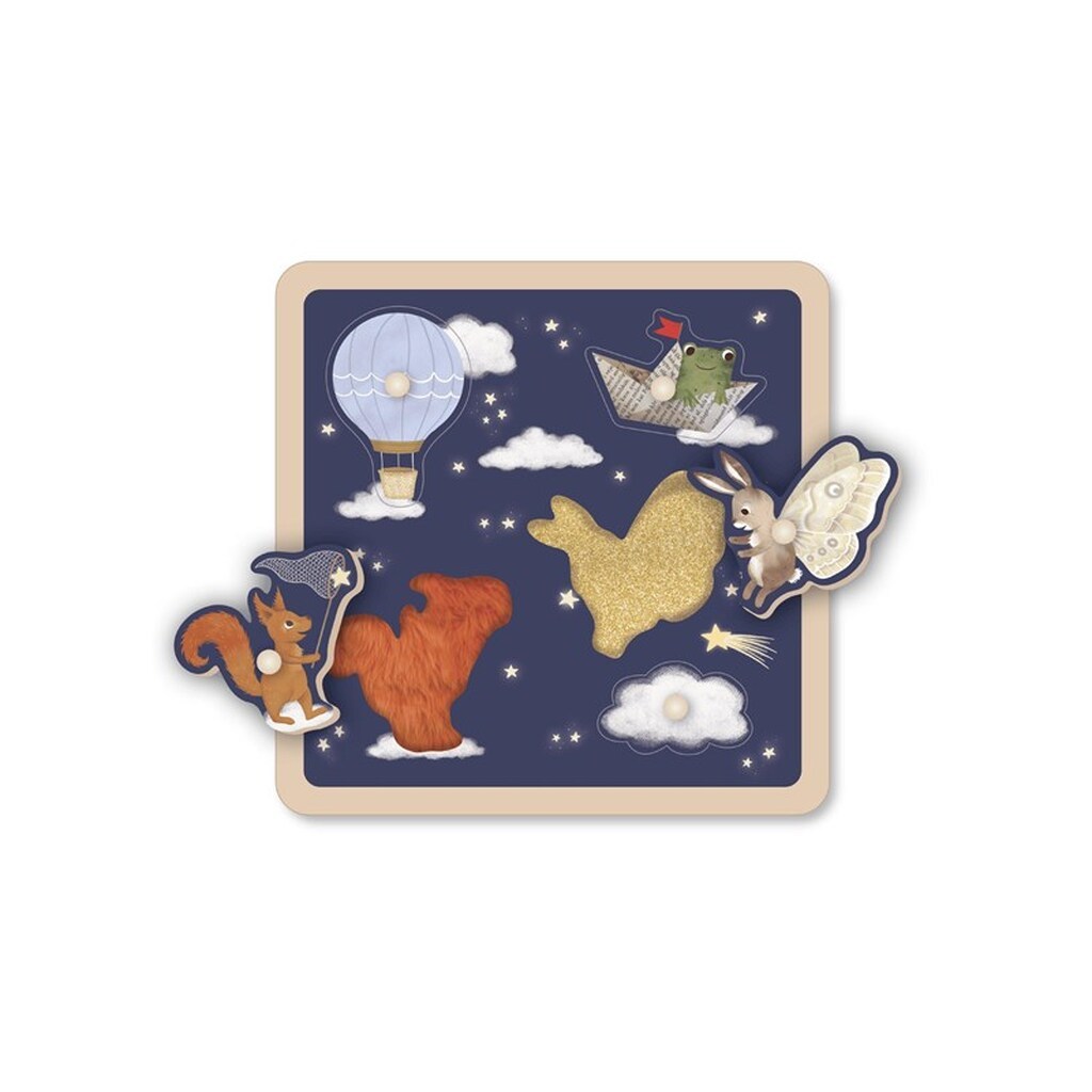 Filibabba Sanse-puslespil i træ - Little Adventurers