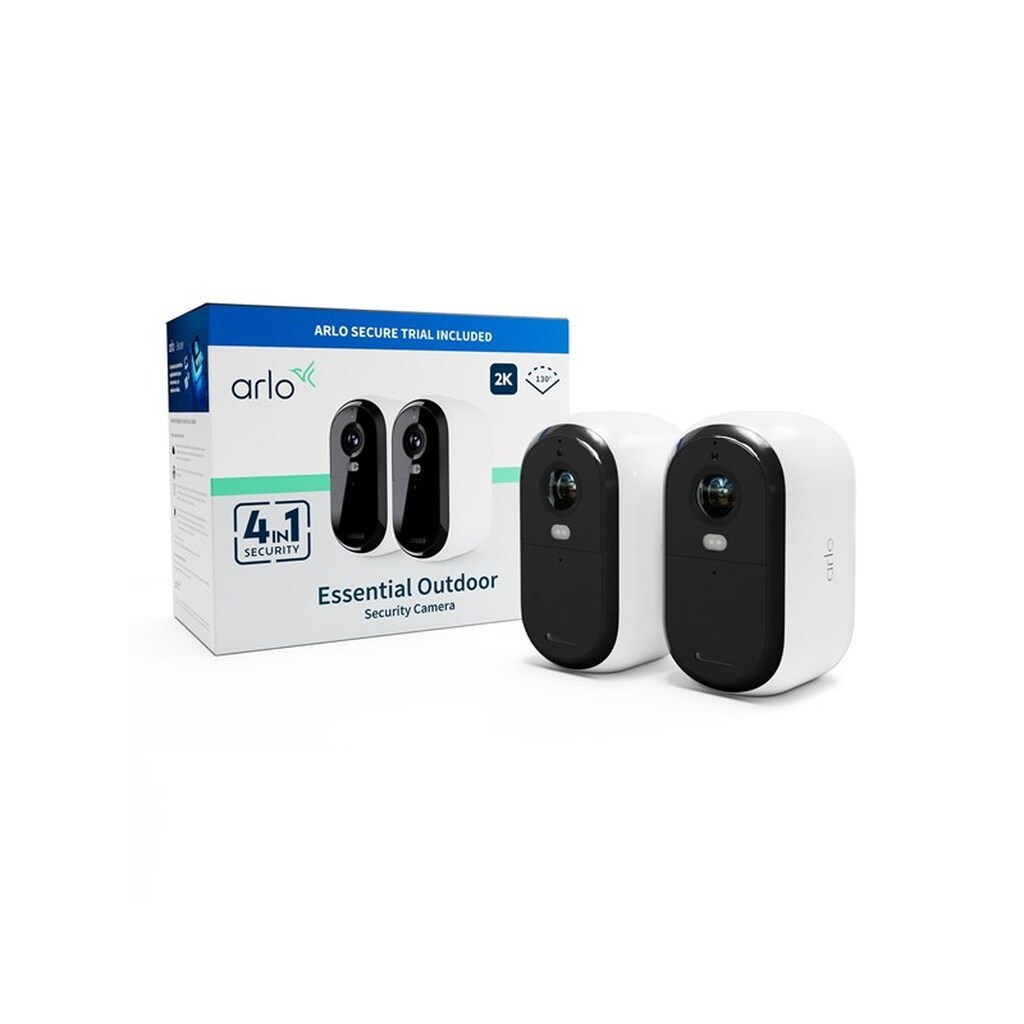 Arlo Essential 2 2K udendørskamera 2-pack