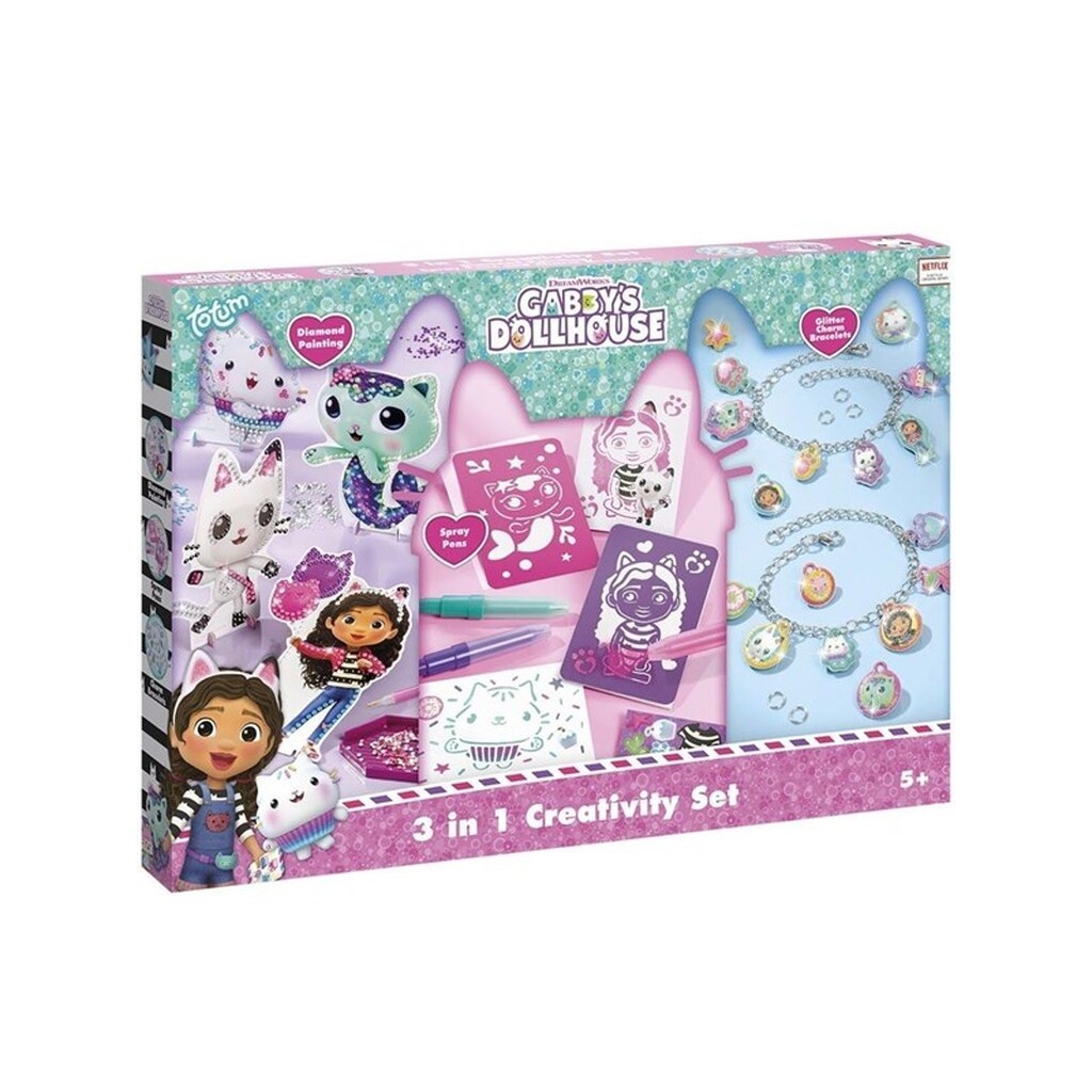 Totum GABBY´S DOLLHOUSE 3 in 1 set