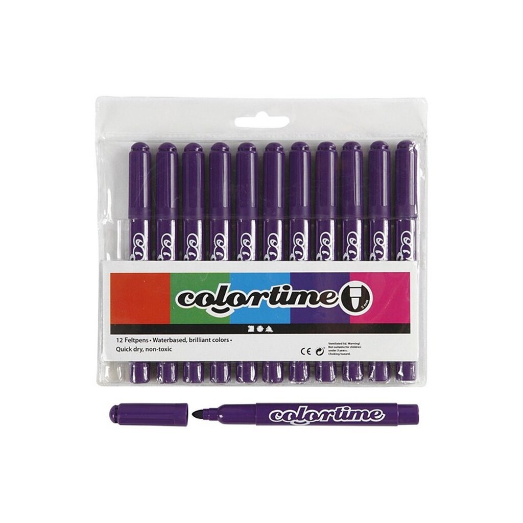 Creativ Company Purple Jumbo pens 12pcs.