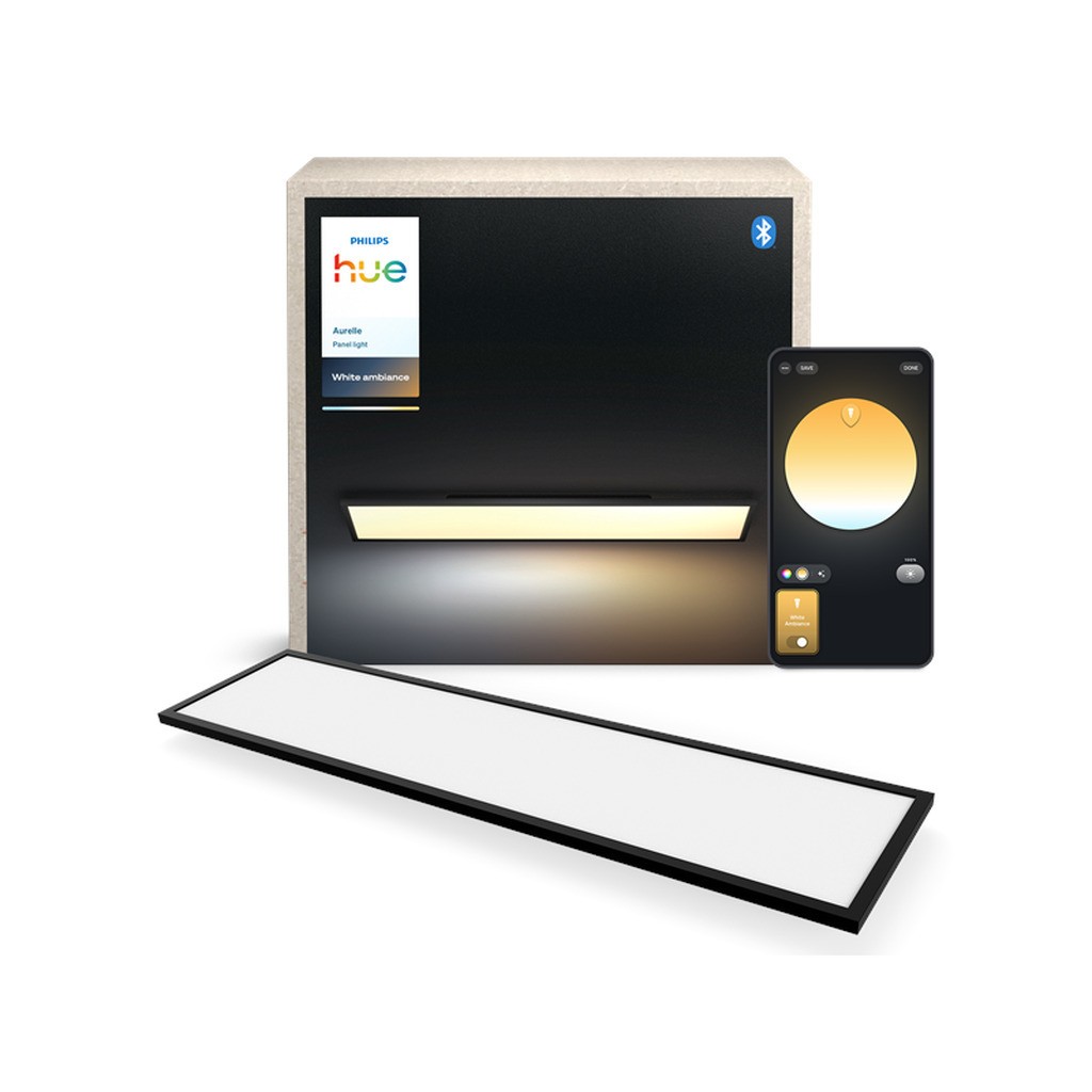 Philips Hue Aurelle panel rectagular black