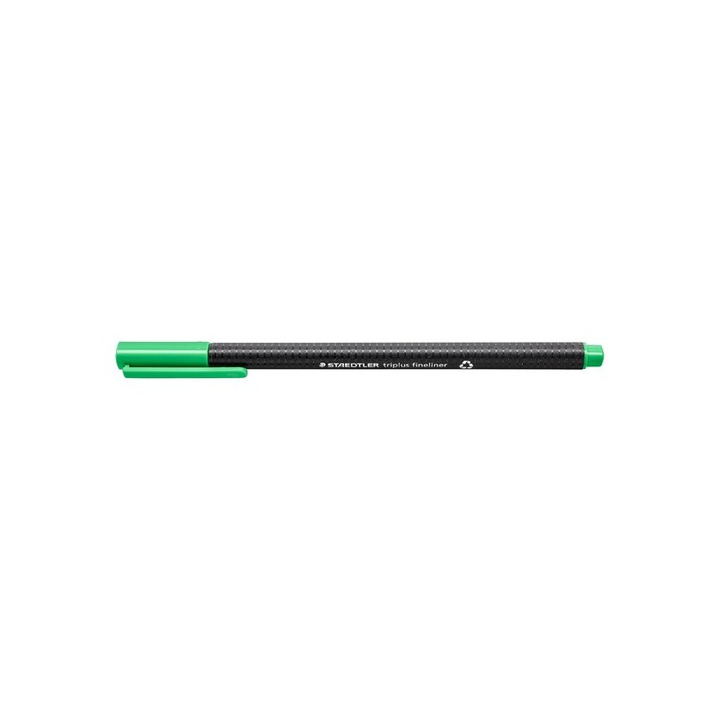Staedtler TRIPLUS FINELINER rPP, 10 stk BLEG GRØN