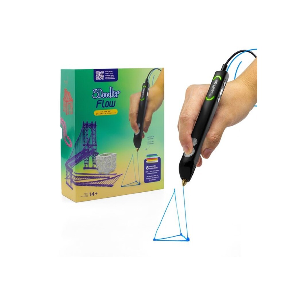 WobbleWorks Flow 3D Pen - Black