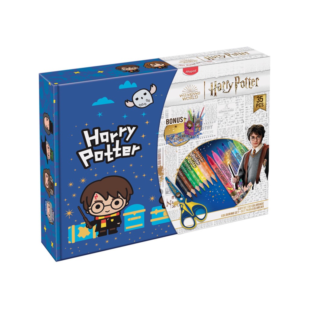 Harry Potter Gaveæske, indhold: 28 dele + 50 stickers