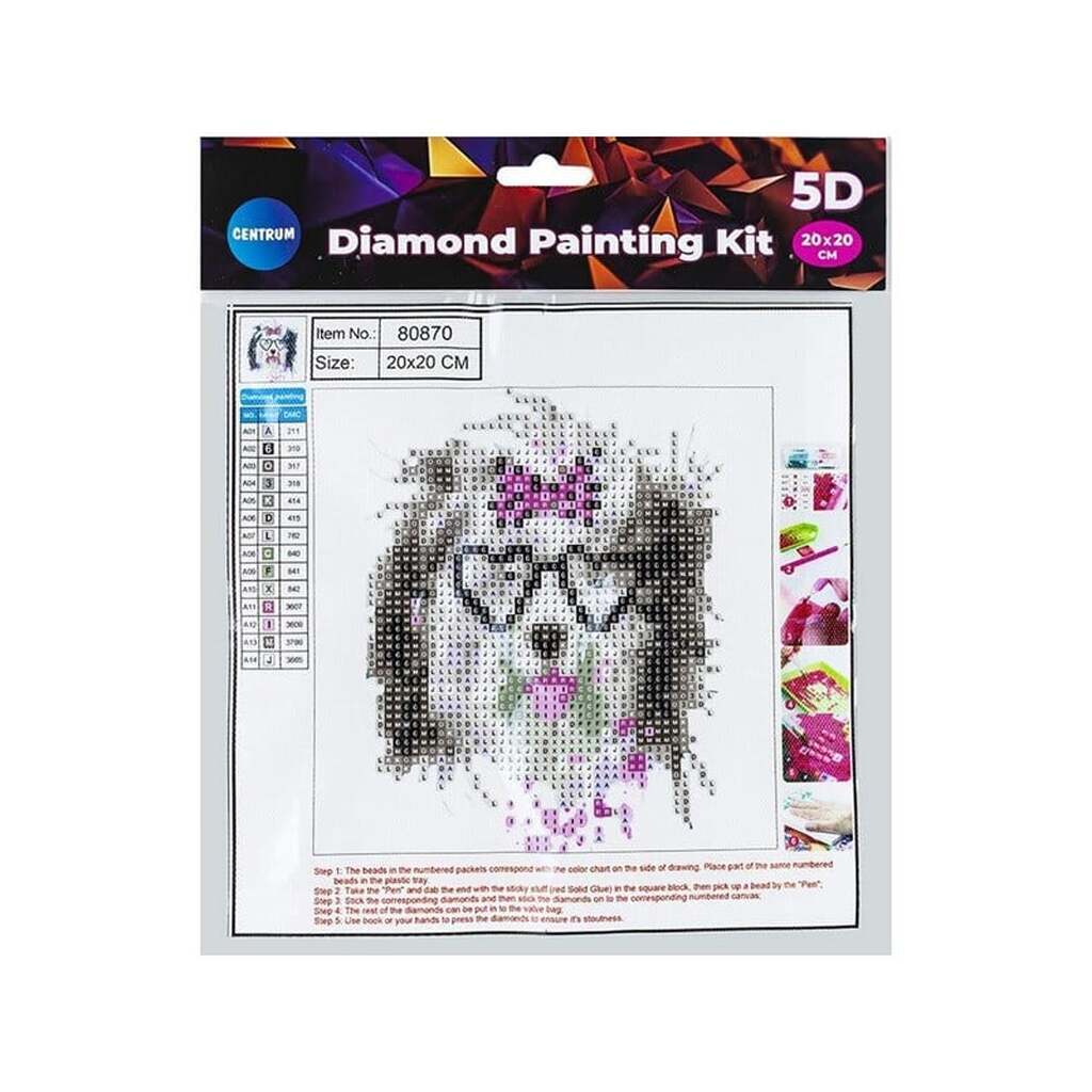 CENTRUM Diamond Painting 20*20cm. HUND