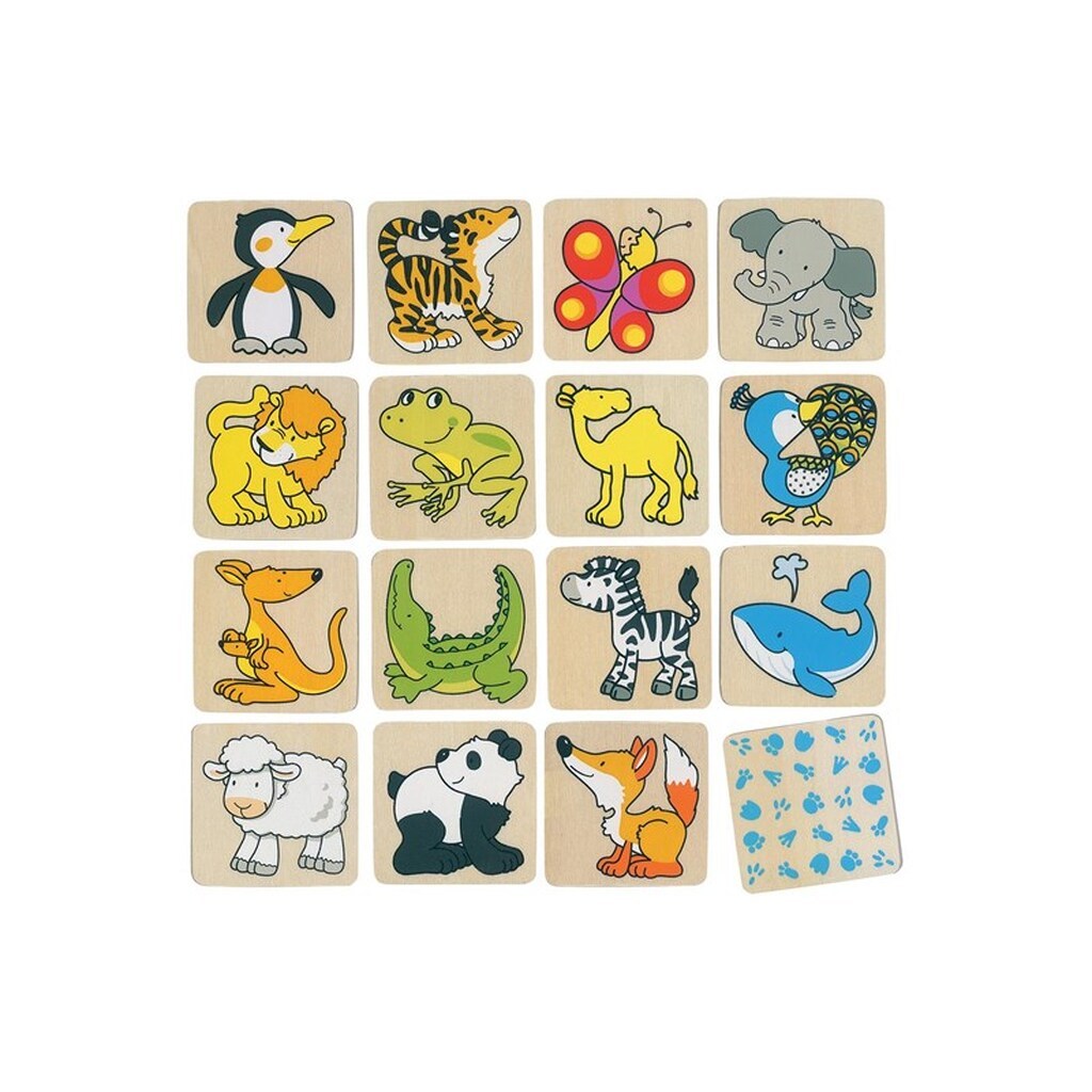 Goki Wooden Memo Animals