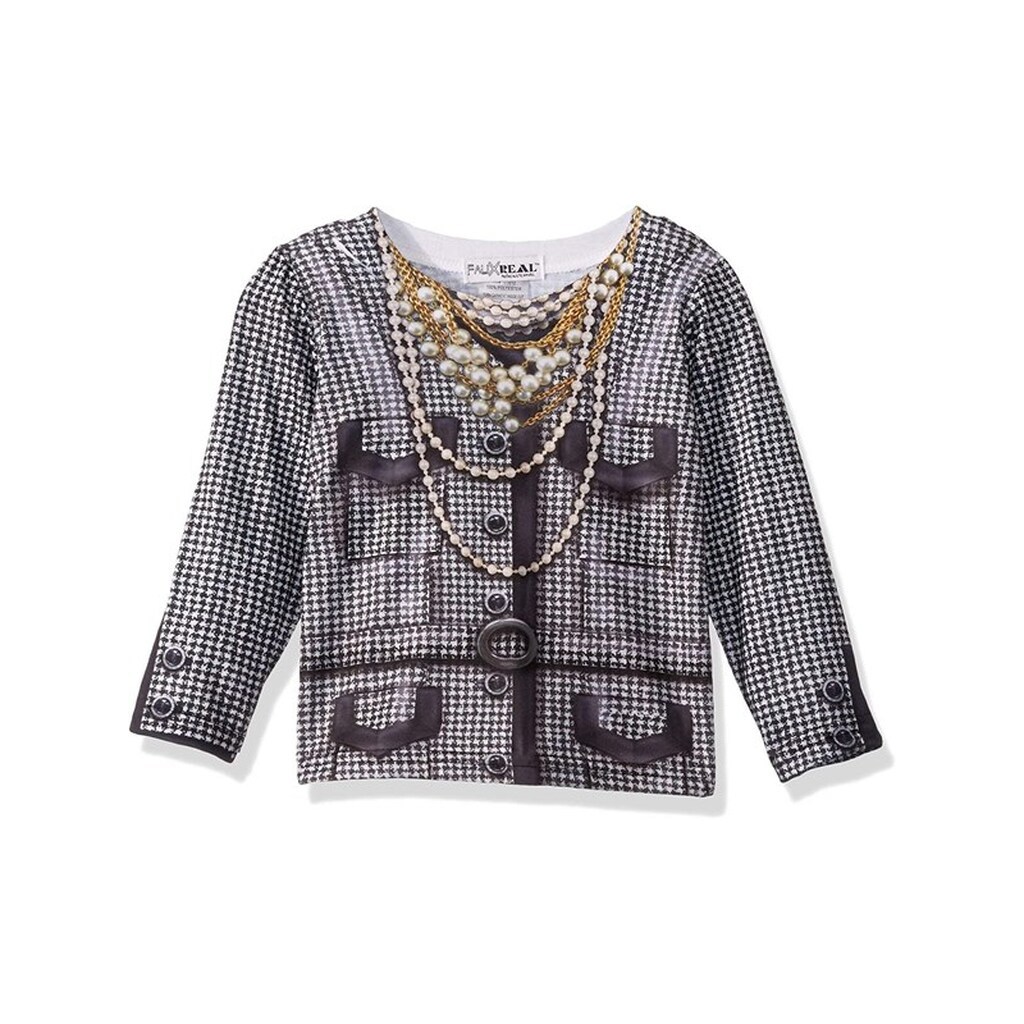 Rubies Little Tees Faux Real Toddlers Houndstooth Jacket