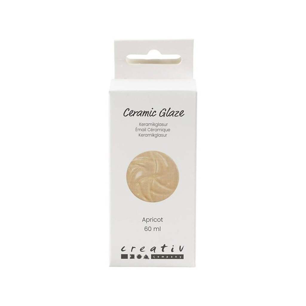 Creativ Company - Ceramic Glaze 984-1101 C Opaque Apricot - 60ml