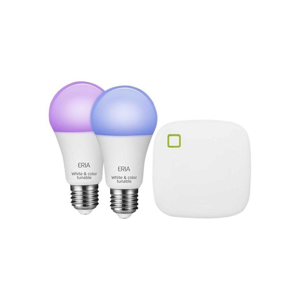 Adurosmart Startpakke 2 E27 RGB + Bridge 16mill. farver 2200-6500k ZigBee