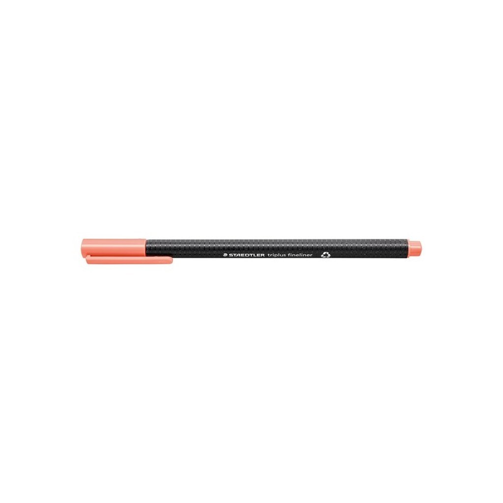 Staedtler TRIPLUS FINELINER rPP, 10 stk LAKSEFARVET