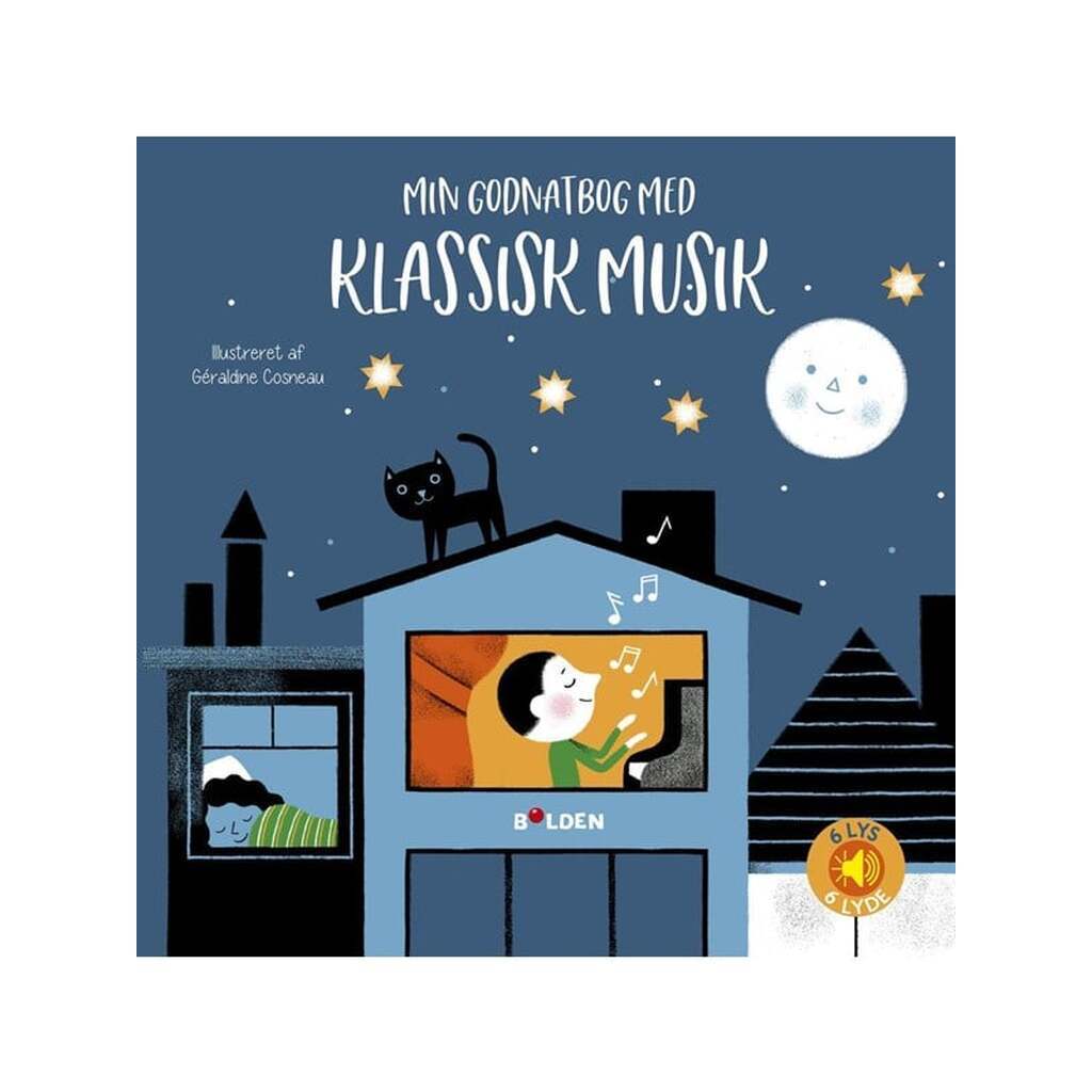 Min godnatbog med klassisk musik - Børnebog - Hardcover